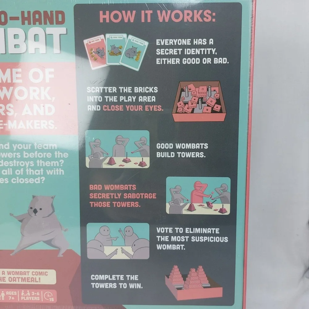 HAND to HAND WOMBAT GAME New Sealed‎ Rare Collectible 2022 By Exploding Kittens